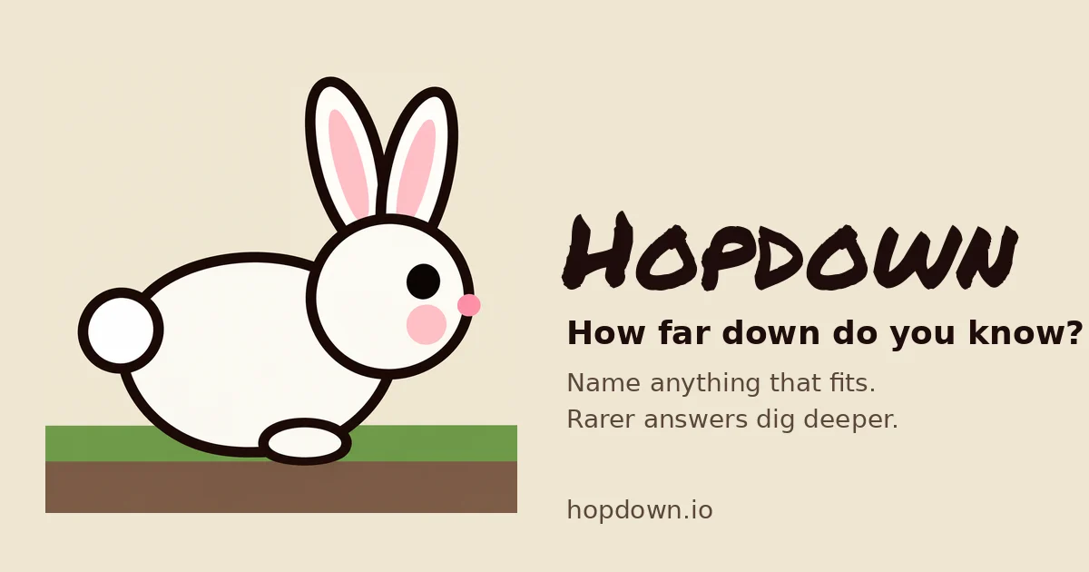 Hopdown — A bunny digging down